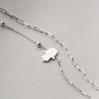 DUO FATIMAS HAND ARMKETTE | 925 SILBER