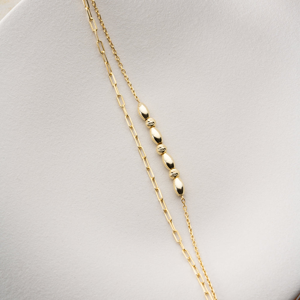 DUO TREND ARMKETTE | 925 SILBER
