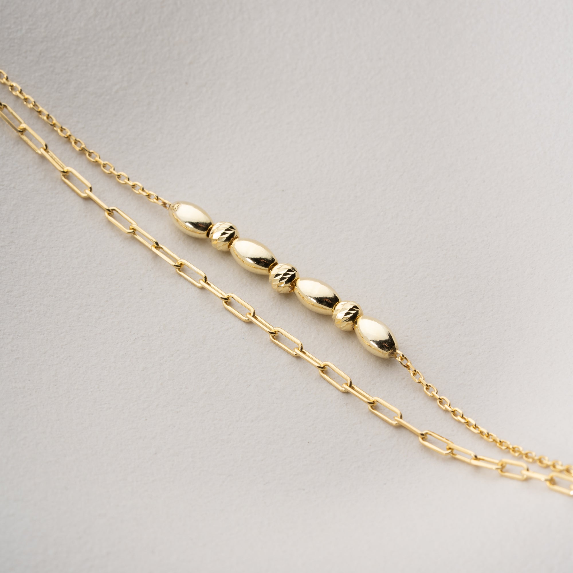 DUO TREND ARMKETTE | 925 SILBER