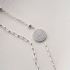 DOPPELTER ZİRKONSTEİN ARMKETTE | 925 SILBER