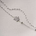 DUO KRONE ARMKETTE | 925 SILBER