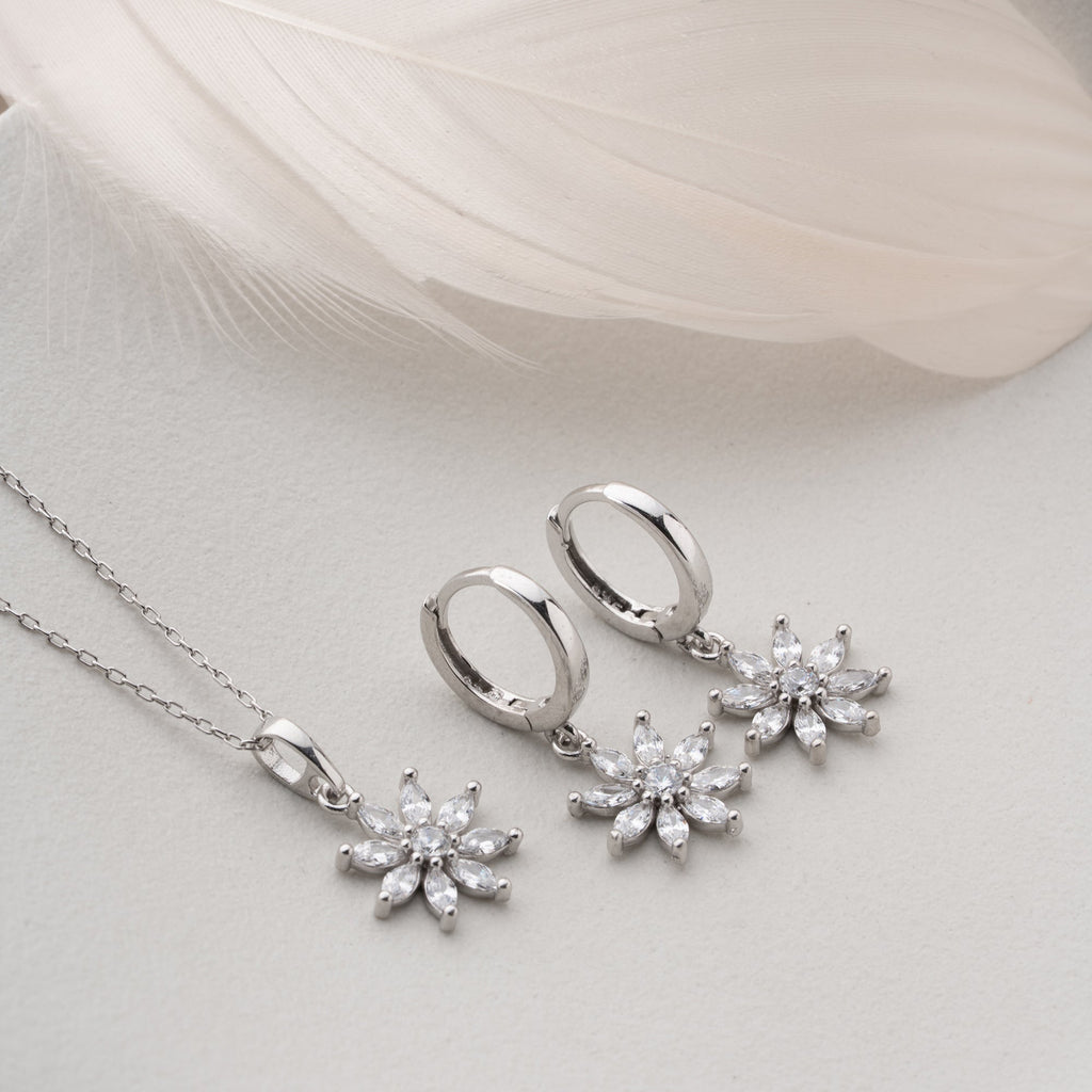 BLUME SET | 925 SILBER