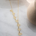 BUTTERFLY LINE HALSKETTE | 925 SILBER