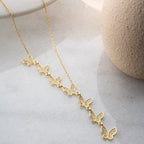 BUTTERFLY LINE HALSKETTE | 925 SILBER