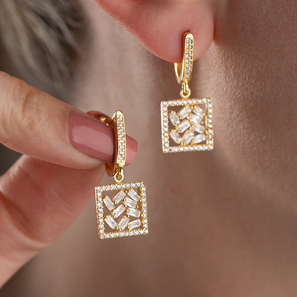 CORAL OHRRINGE aus 925 Silber - Eleganter Ohrringe - AURIME