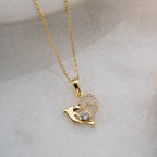 DOLPHIN HEART HALSKETTE | 925 SILBER