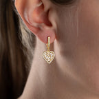 HEART EARRINGS | 925 SILVER