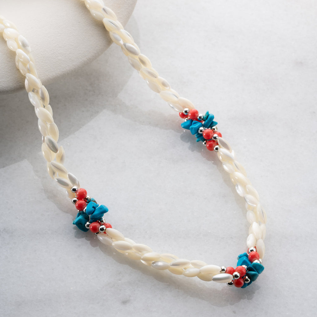 SOMMER COLORFULL HALSKETTE | 925 SILBER