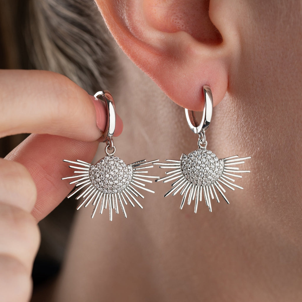 SUN OHRRINGE | 925 SILBER