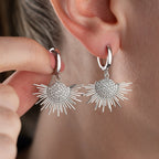 SUN OHRRINGE aus 925 Silber - Eleganter Ohrringe - AURIME