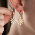 925 Silber SKY Ohrringe von AURIME, elegante Ohrschmuck mit modernem Design, sichtbare Details und glänzende Oberfläche.