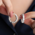 FLEUR OHRRINGE aus 925 Silber - Eleganter Ohrringe - AURIME
