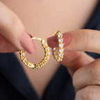 NOIR OHRRINGE aus 925 Silber - Eleganter Ohrringe - AURIME