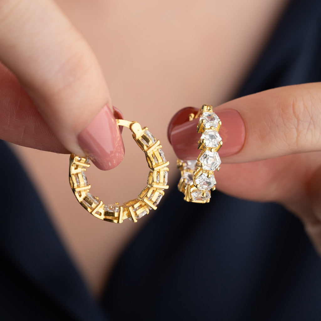 ORO OHRRINGE aus 925 Silber - Eleganter Ohrringe - AURIME