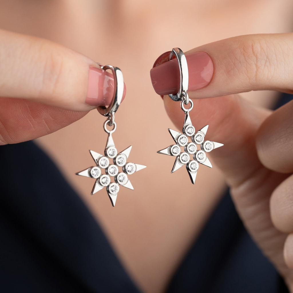 SKY OHRRINGE aus 925 Silber - Eleganter Ohrringe - AURIME