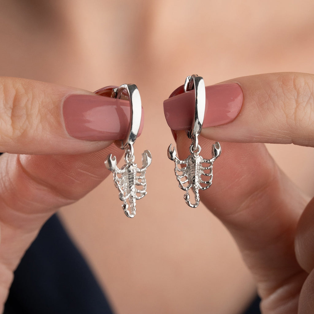 CANCER OHRRINGE aus 925 Silber - Eleganter Ohrringe - AURIME