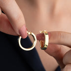 NAVA OHRRINGE aus 925 Silber - Eleganter Ohrringe - AURIME