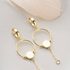 ZARTER PERLENKREİS OHRRINGE | 925 SILBER