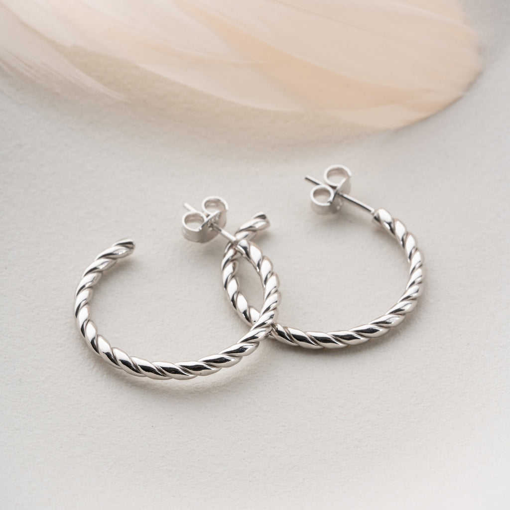 HOCHBLATT  OHRRINGE | 925 SILBER