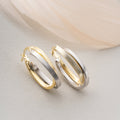 DUO HOOP OHRRINGE | 925 SILBER