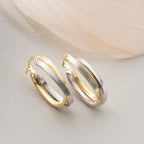 DUO HOOP OHRRINGE | 925 SILBER