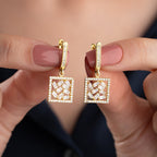 CORAL OHRRINGE aus 925 Silber - Eleganter Ohrringe - AURIME