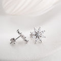 SHUTTLE STEINBLUME  OHRRINGE | 925 SILBER
