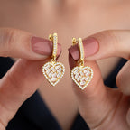 HEART EARRINGS | 925 SILVER