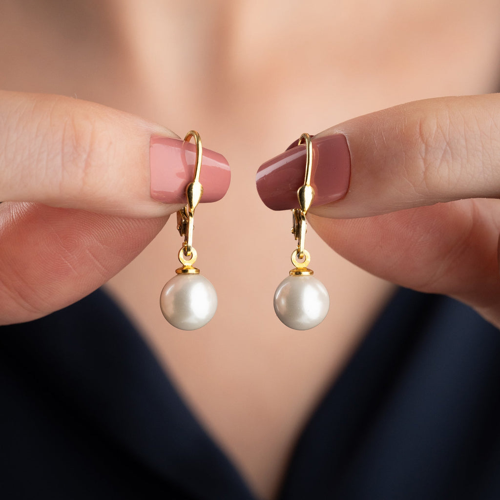 PEARL OHRRINGE aus 925 Silber - Eleganter Ohrringe - AURIME