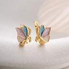 EMAİLLE SCHMETTERLING  OHRRINGE | 925 SILBER