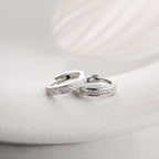 STEIN HOOP OHRRINGE | 925 SILBER