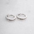 STEIN HOOP OHRRINGE | 925 SILBER