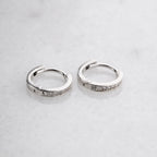 STEIN HOOP OHRRINGE | 925 SILBER