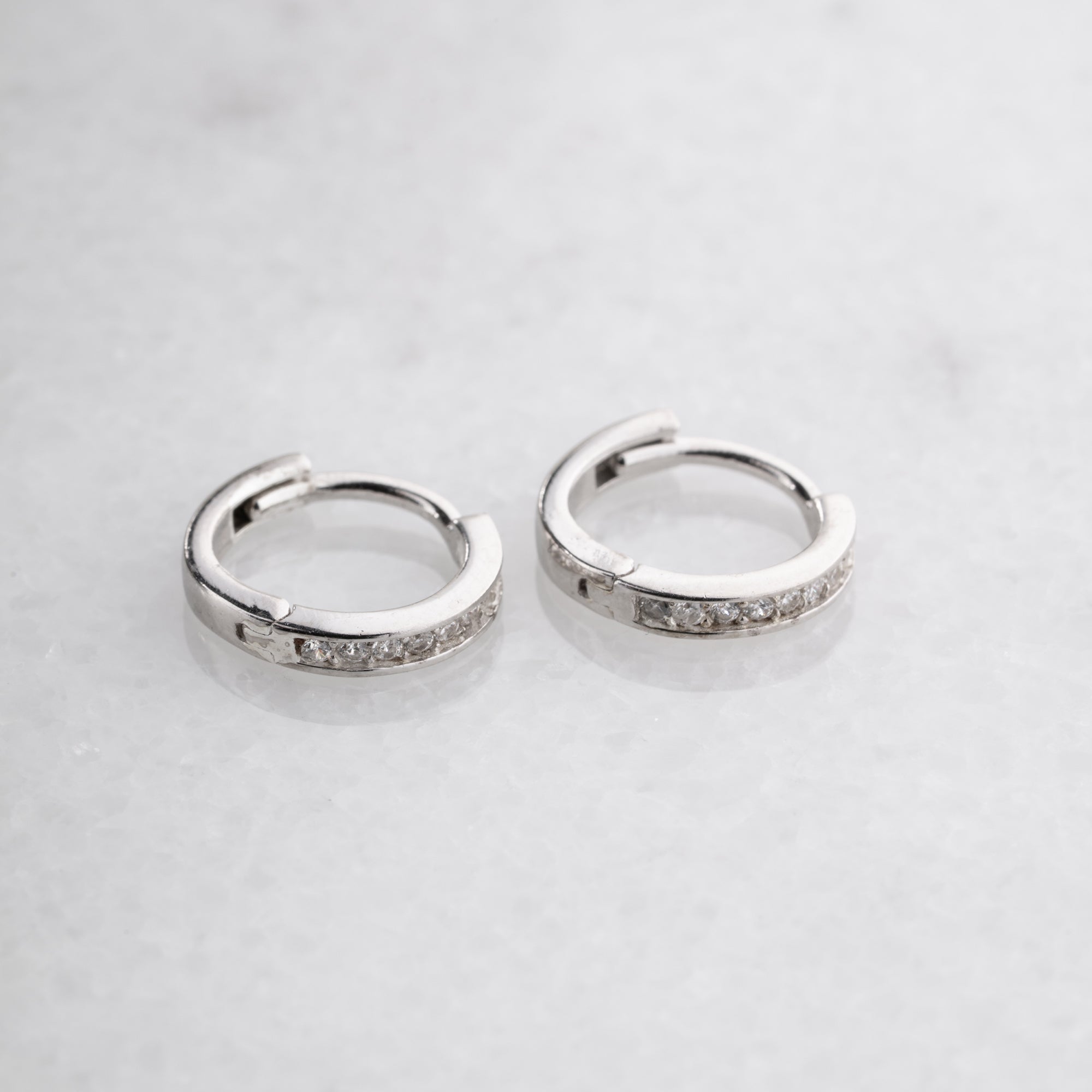 STEIN HOOP OHRRINGE | 925 SILBER