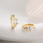 SOLITARRING  OHRRINGE | 925 SILBER