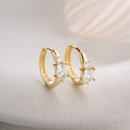 SOLITARRING  OHRRINGE | 925 SILBER