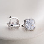 QUADRAT OHRRINGE | 925 SILBER