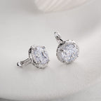 DIAMANDSTEIN  OHRRINGE | 925 SILBER