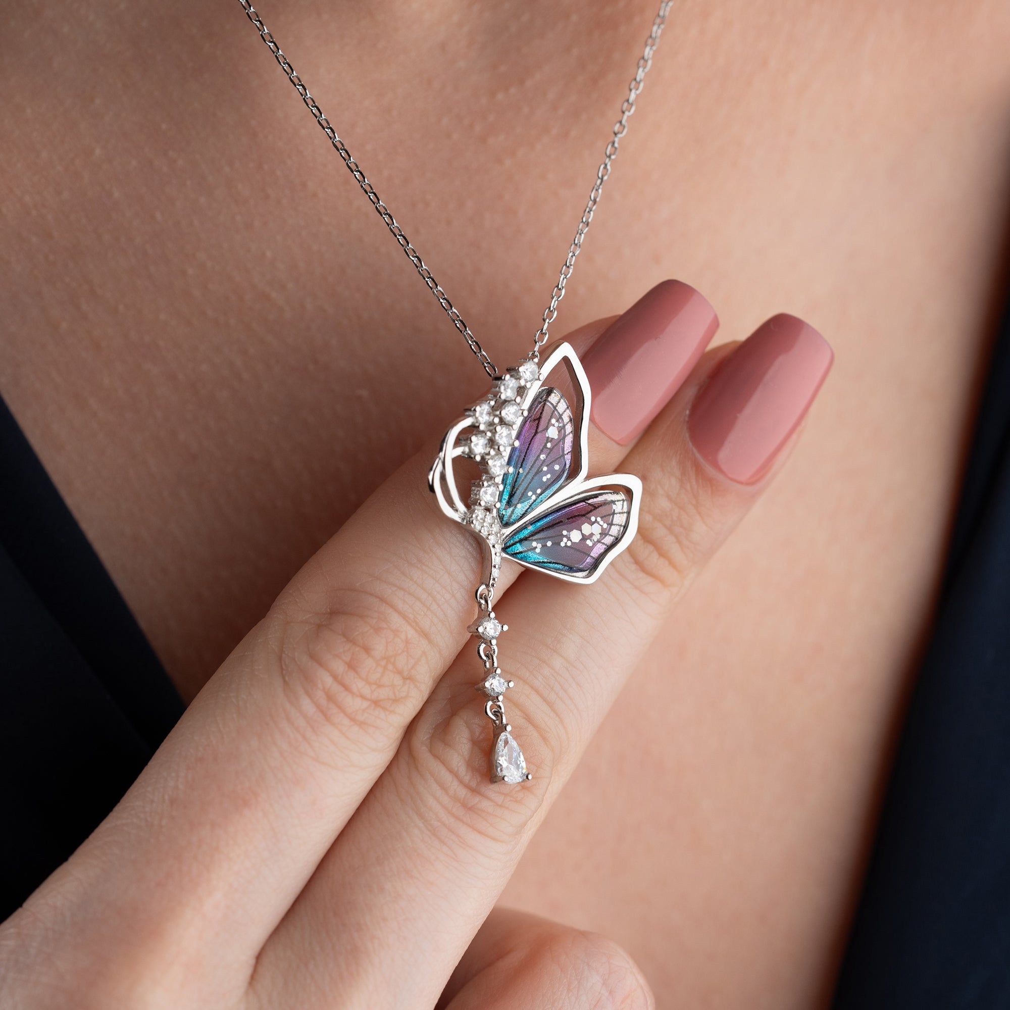 MIRA HALSKETTE aus 925 Silber - Eleganter Halskette - AURIME