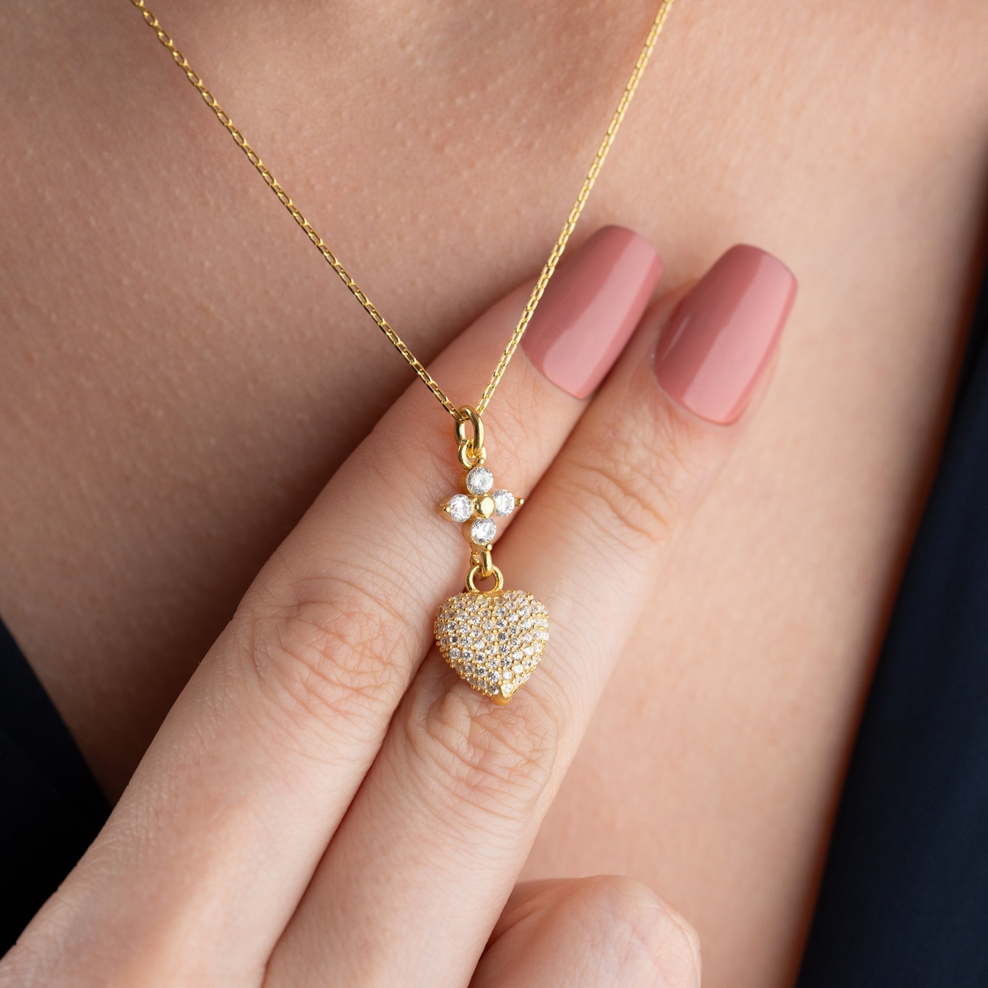 HAZEL HALSKETTE aus 925 Silber - Eleganter Halskette - AURIME