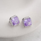 AMETHYSTSTEIN OHRRINGE | 925 SILBER