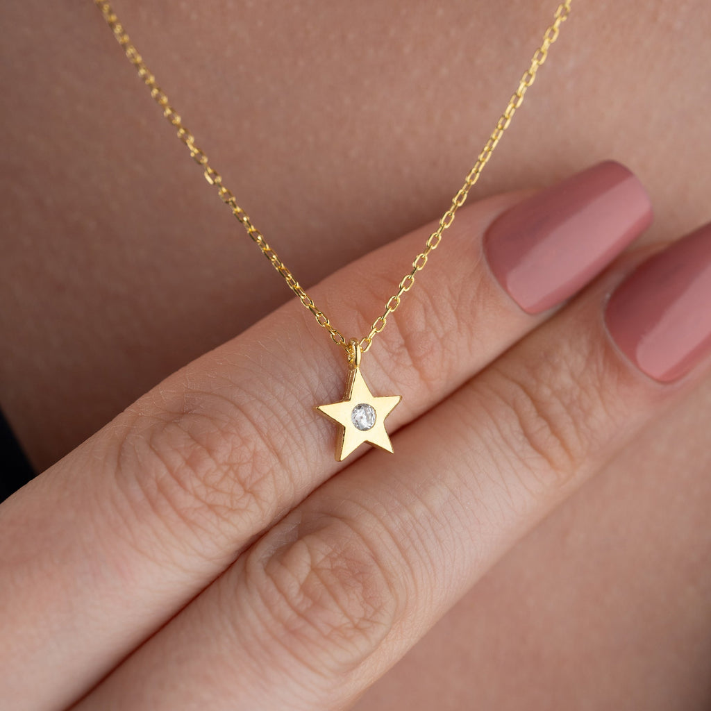 MINI STERN HALSKETTE | 925 SILBER