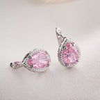 ROSA DROPSTEIN OHRRINGE | 925 SILBER