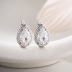 DROPSTEIN  OHRRINGE | 925 SILBER