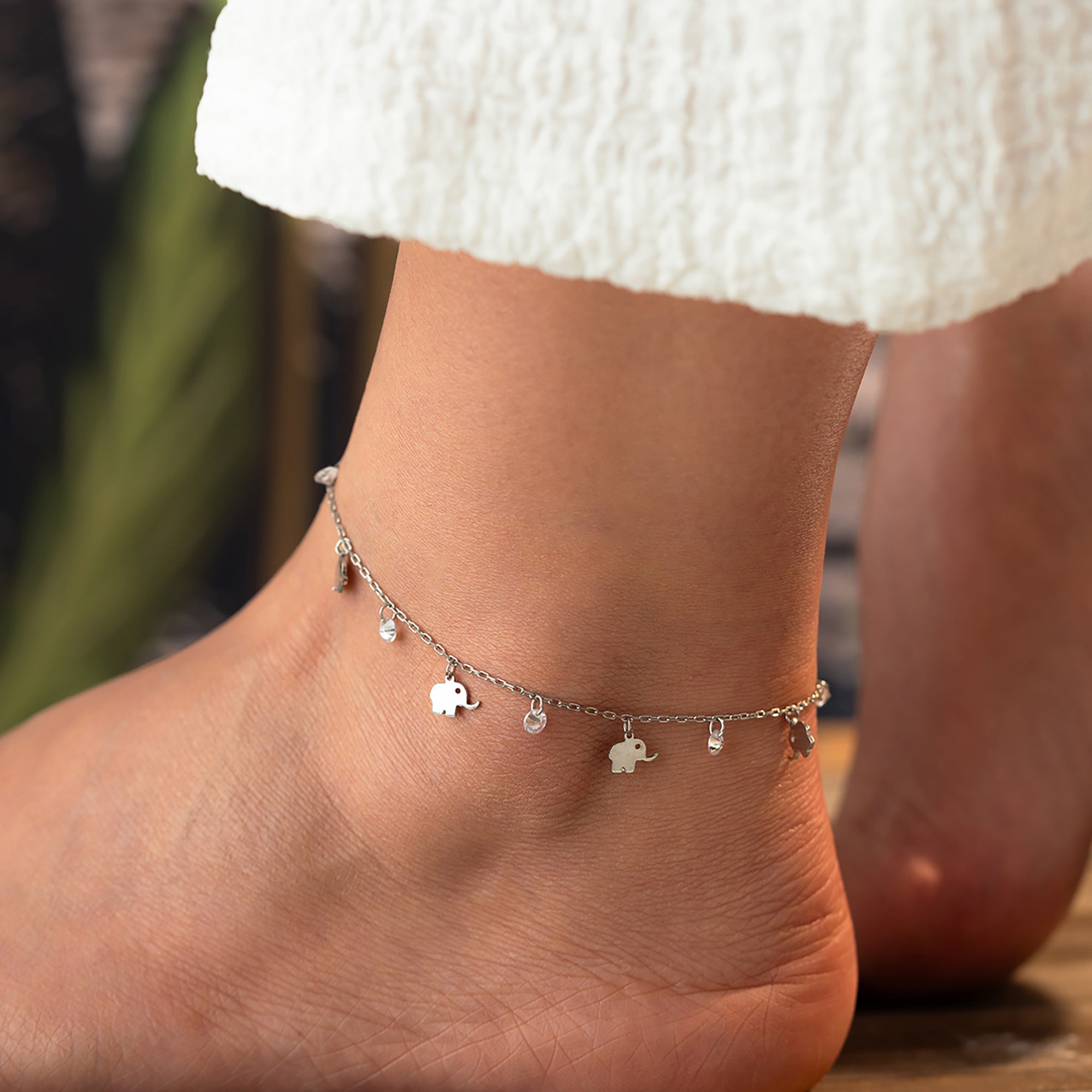VEYA FUSSKETTE aus 925 Silber - Eleganter Halskette - AURIME