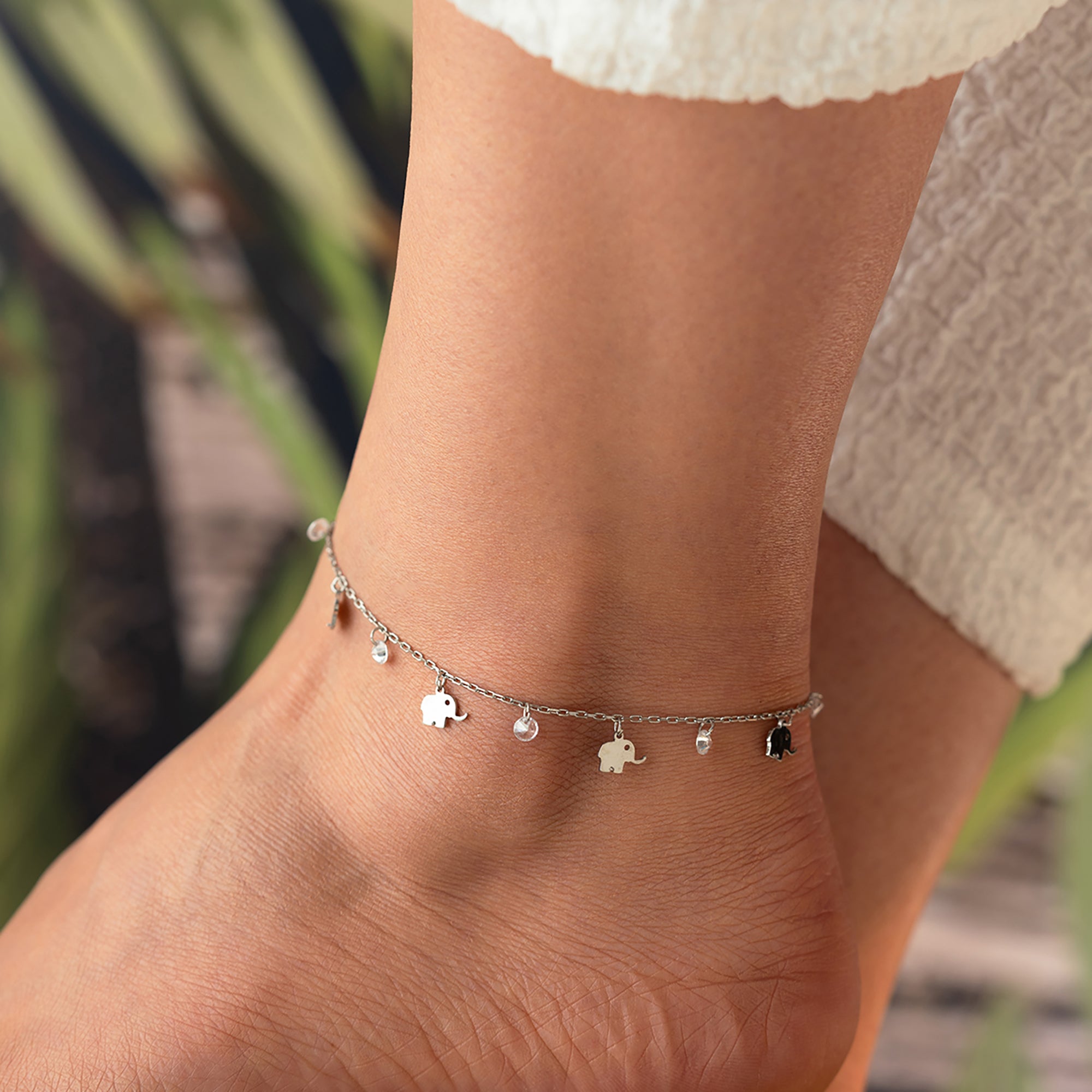 VEYA FUSSKETTE aus 925 Silber - Eleganter Halskette - AURIME