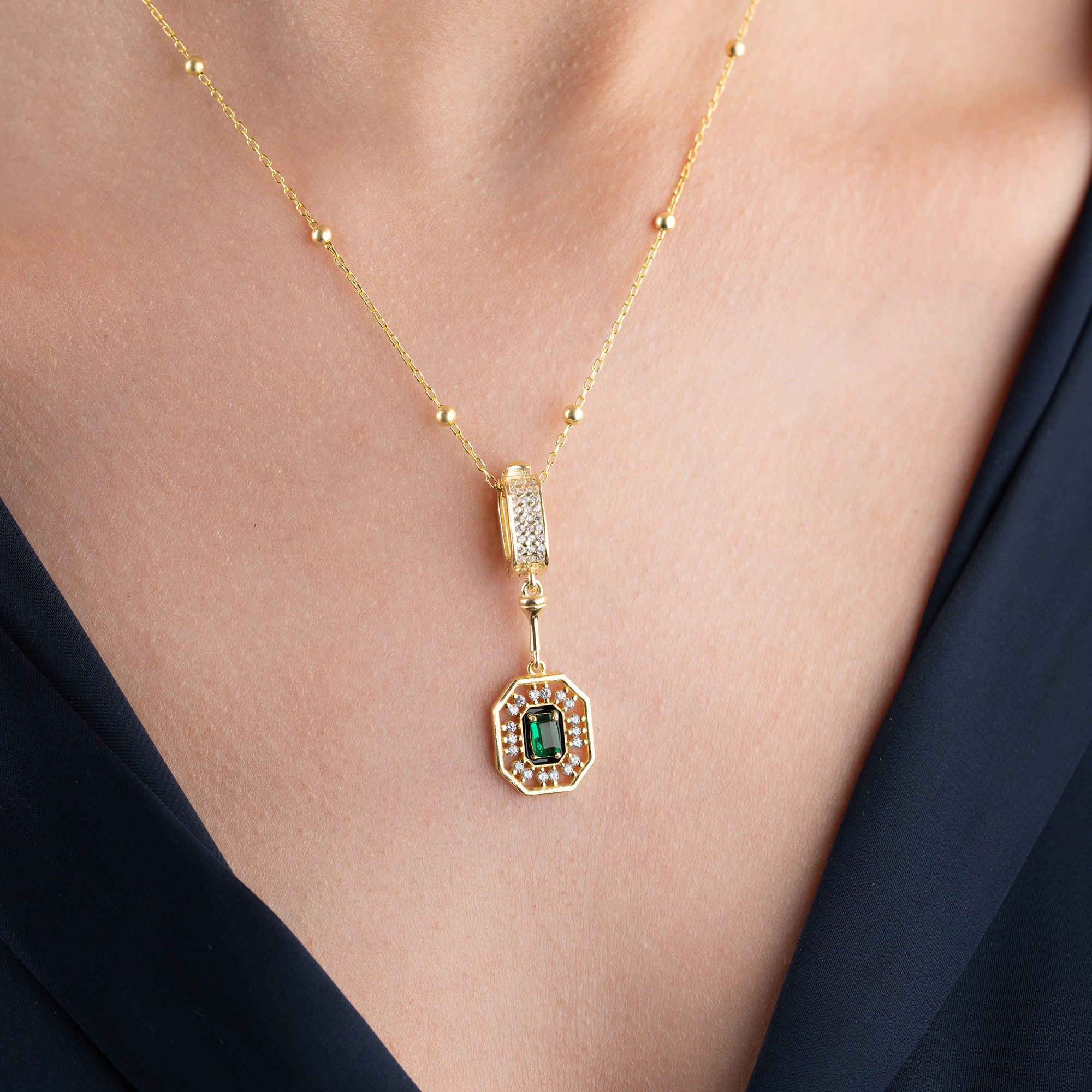 KUBERA HALSKETTE aus 925 Silber - Eleganter Halskette - AURIME