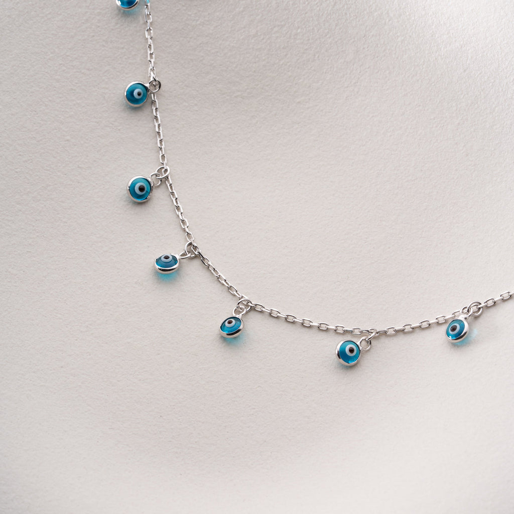 NAZAR LINE FUSSKETTE | 925 SILBER
