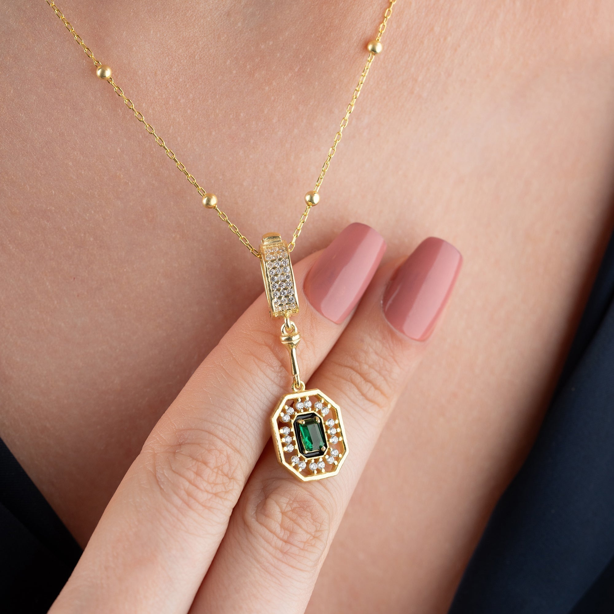 KUBERA HALSKETTE aus 925 Silber - Eleganter Halskette - AURIME