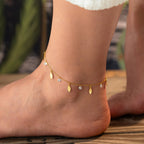 ZENYA FUSSKETTE aus 925 Silber - Eleganter Halskette - AURIME